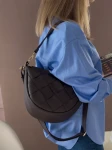Torebka damska z plecionym przodem CHOCO AMARGO BAG  