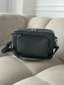 Torebka damska ze skóry syntetycznej w kolorze grafitowym PRATICA BAG