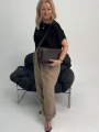 Torebka damska w kolorze gorzkiej czekolady PRATICA BAG