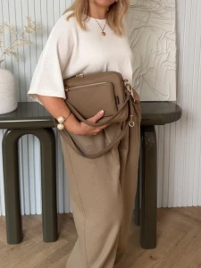 Torebka damska w kolorze Taupe PRATICA BAG 